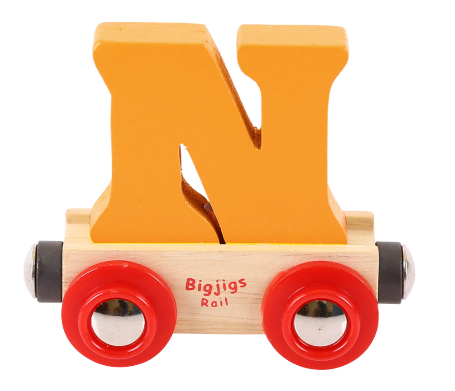 Bigjigs Train Letter N Bookmark Spalding